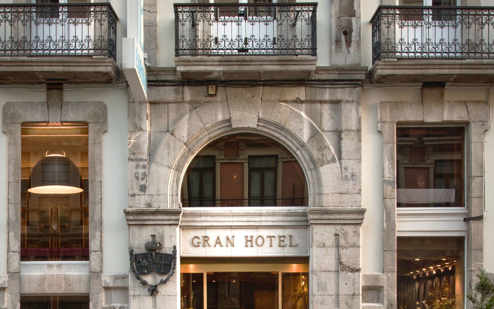 Gran Hotel Espana Oviedo Esterno foto